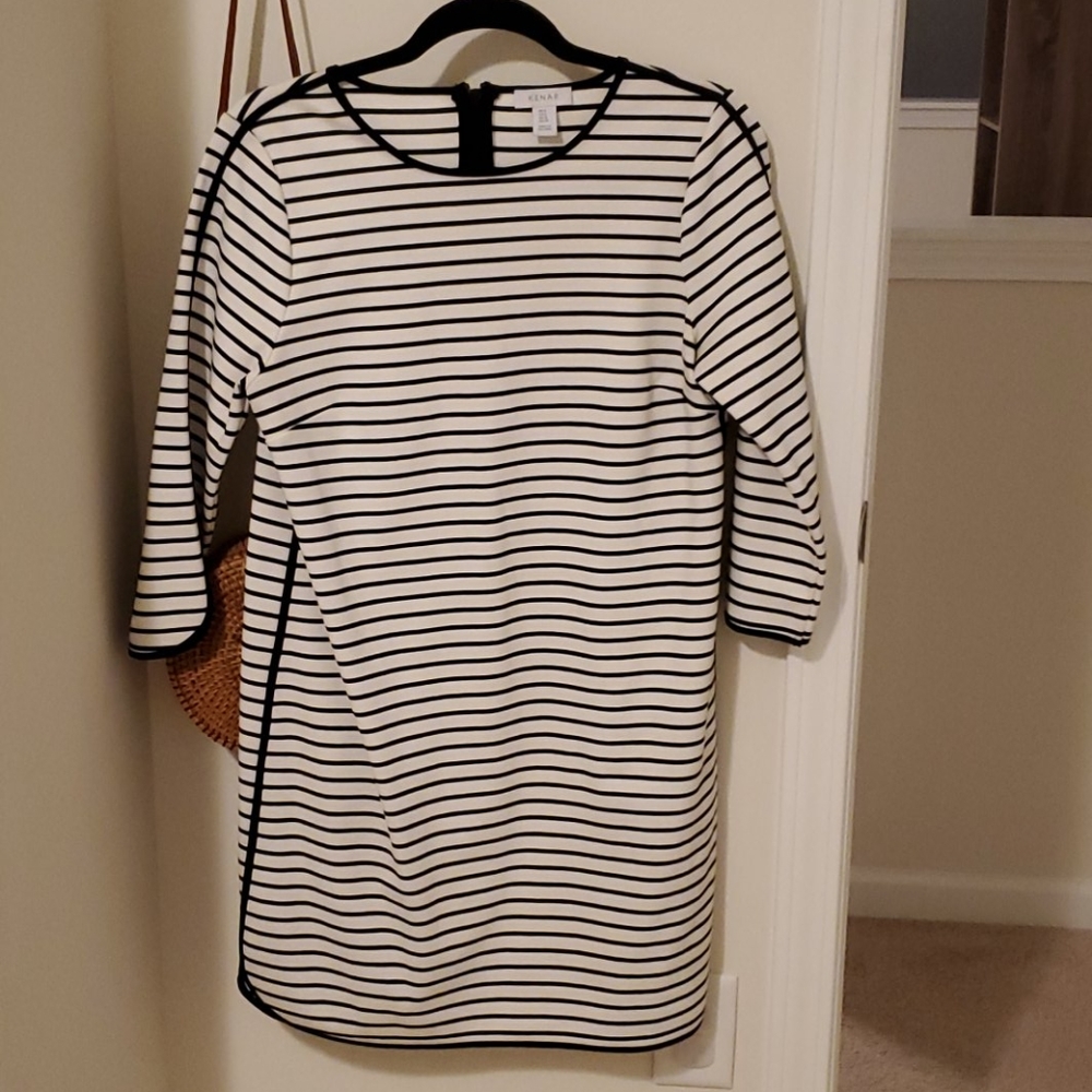 Black & White Striped Dress